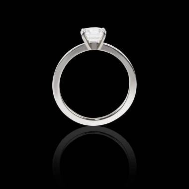 Solitaire diamant or blanc Judith Solo