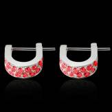 Boucles d'oreilles rubis Fuseaux