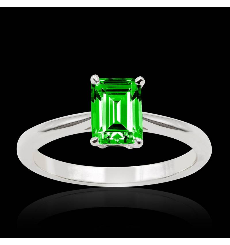 Bague émeraude Jade solo