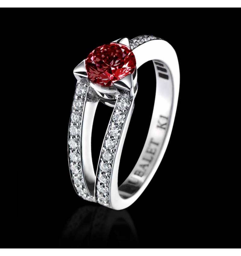 Bague Spinelle rouge Plena Luna