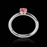 Bague de fiançailles Spinelle rouge Anja