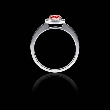 Bague de fiançailles Spinelle rouge Rekha