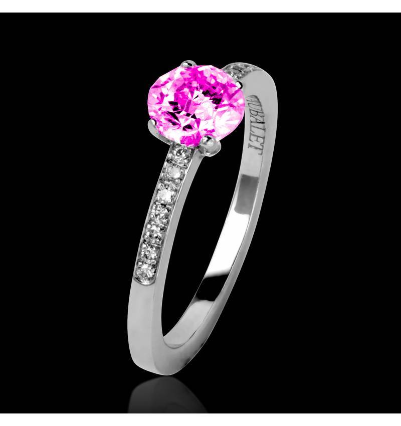 Bague de fiançailles Tourmaline rose Judith