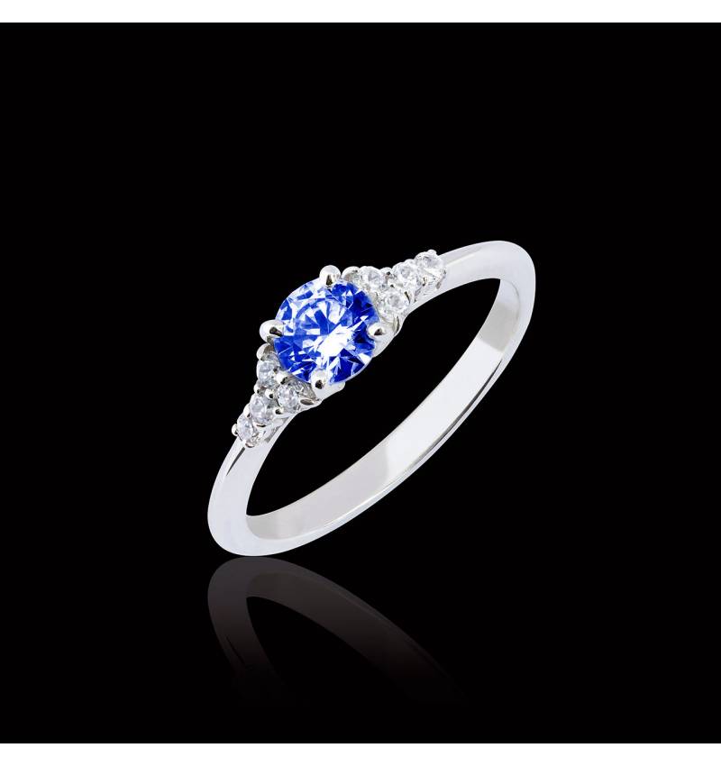 Bague de fiançailles Tanzanite Virginie