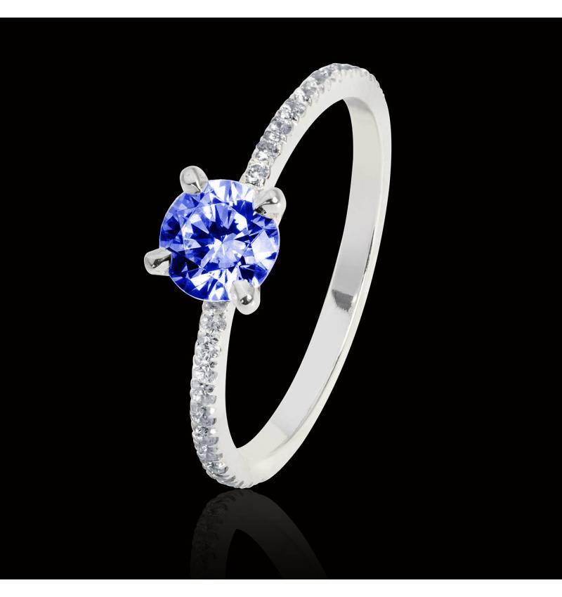 Bague de fiançailles Tanzanite Manon