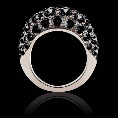 Bague diamant noir Romy