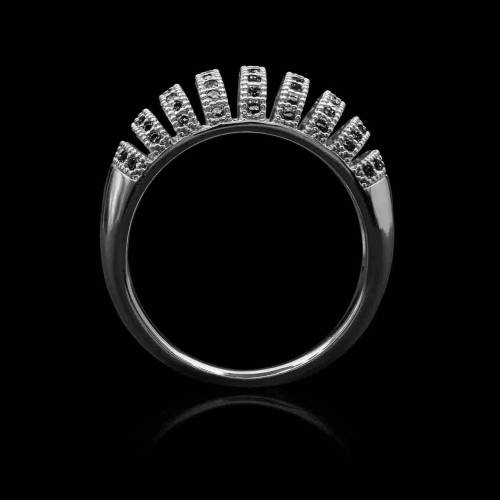 Bague-diamant-noir-or-blanc-bamby