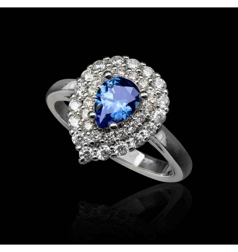 bague-saphir-bleu-diamant-maelle