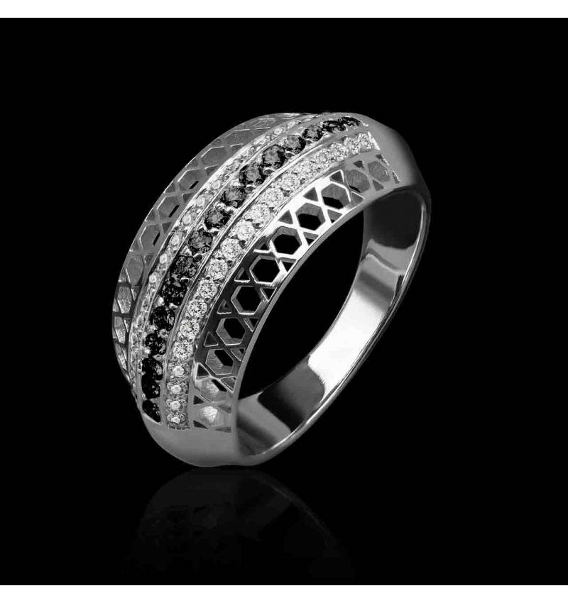 bague-diamant-noir-or-blanc-vanda