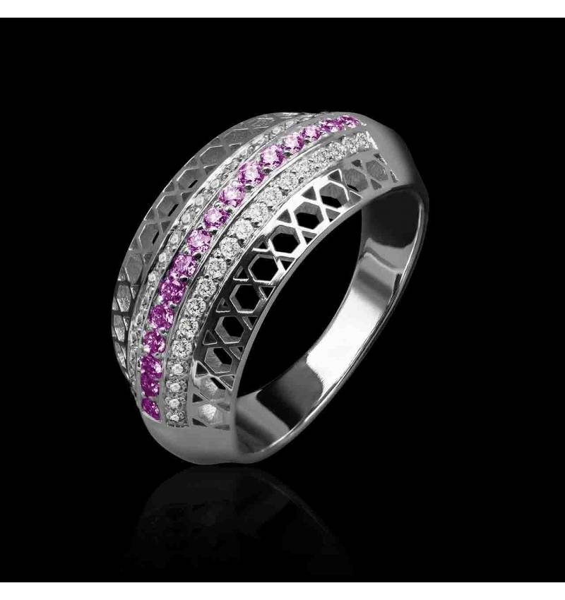 bague-saphir-rose-diamant-vanda