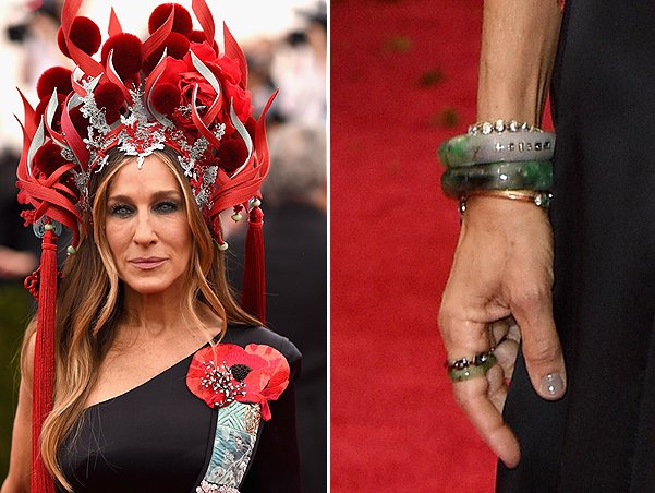 Sarah Jessica Parker Layered Jewelry Trends - Jaubalet