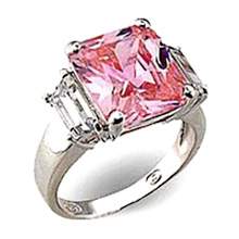 bague de fiancailles diamant rose